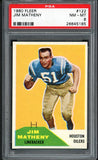 1960 Fleer Football #122 Jim Matheny Oilers PSA 8 NM/MT 451590