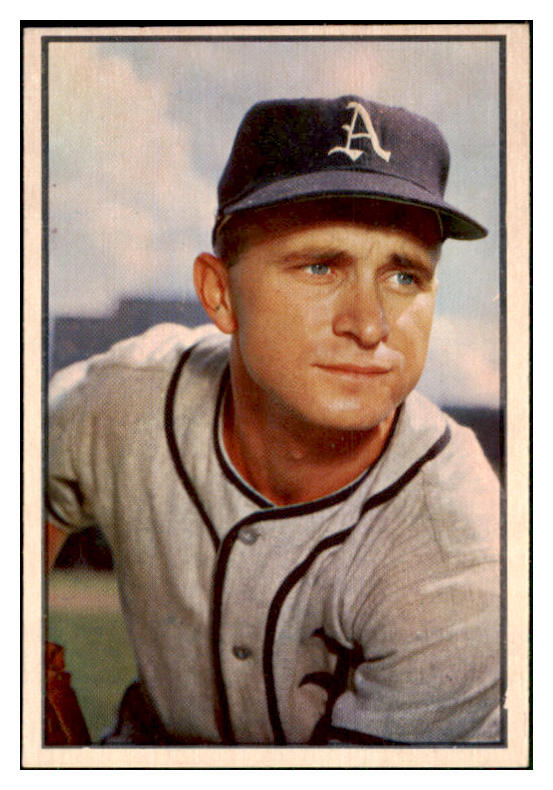 1953 Bowman Color Baseball #011 Bobby Shantz A's EX-MT 451852