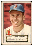 1952 Topps Baseball #247 Randy Gumpert Red Sox GD-VG 452400