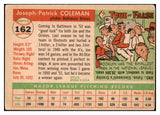 1955 Topps Baseball #162 Joe Coleman Orioles VG 453233