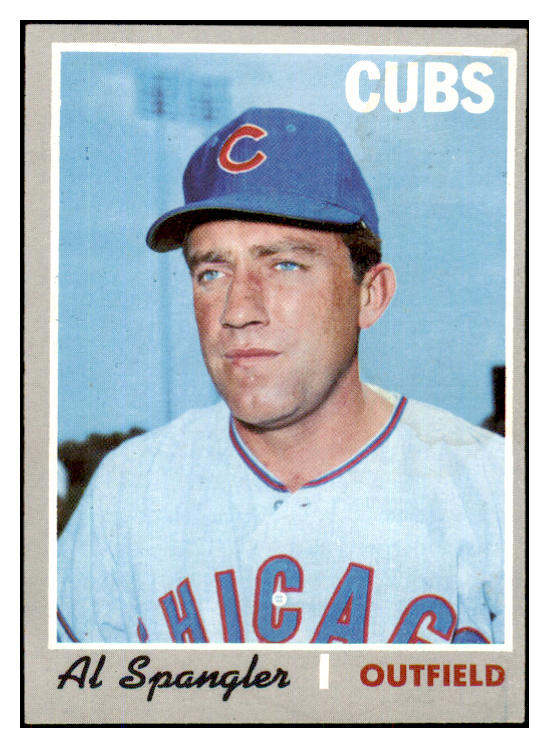 1970 Topps Baseball #714 Al Spangler Cubs EX-MT 455011