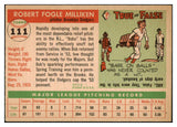 1955 Topps Baseball #111 Bob Milliken Dodgers EX-MT 455573