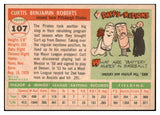 1955 Topps Baseball #107 Curt Roberts Pirates EX-MT 455574