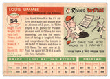 1955 Topps Baseball #054 Lou Limmer A's EX-MT 455611