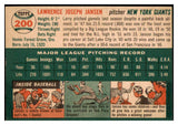 1954 Topps Baseball #200 Larry Jansen Giants NR-MT 455792