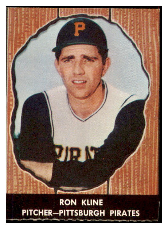 1958 Hires #031 Ron Kline Pirates NR-MT No Tab 456565