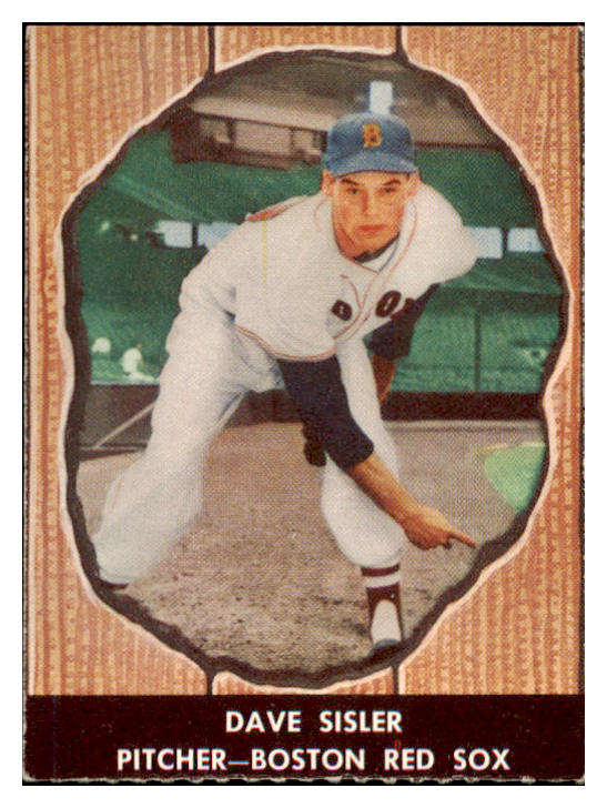 1958 Hires #040 Dave Sisler Red Sox EX-MT No Tab 456581