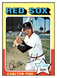 1975 Topps Mini Baseball #080 Carlton Fisk Red Sox EX-MT 456612