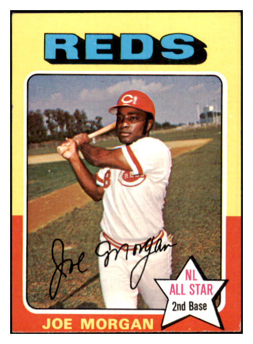1975 Topps Mini Baseball #180 Joe Morgan Reds EX 456619