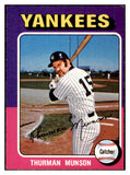 1975 O Pee Chee Baseball #020 Thurman Munson Yankees NR-MT 456680