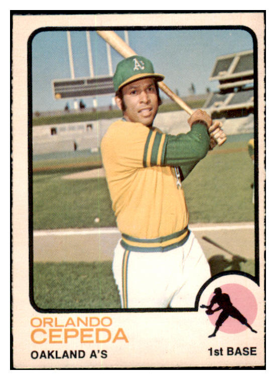 1973 O Pee Chee Baseball #545 Orlando Cepeda A's NR-MT 456716
