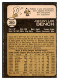 1973 O Pee Chee Baseball #380 Johnny Bench Reds NR-MT 456740