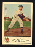 1953 Glendale Meats Hal Erickson Tigers GD-VG creased 458424