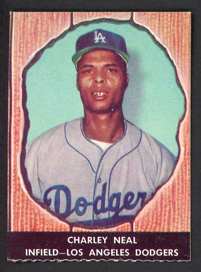 1958 Hires #054 Charlie Neal Dodgers EX-MT No Tab 458443