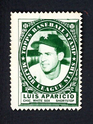 1961 Topps Baseball Stamps Luis Aparicio White Sox EX 458677