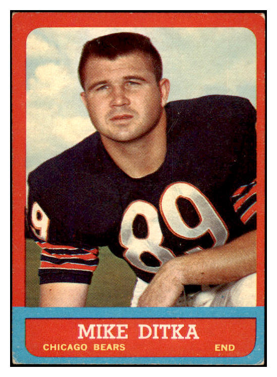 1963 Topps Football #062 Mike Ditka Bears VG-EX 460090