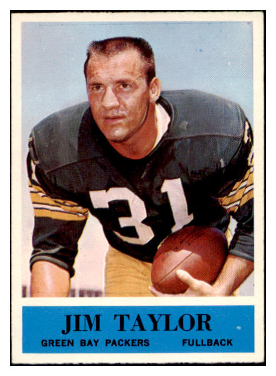 1964 Philadelphia Football #080 Jim Taylor Packers NR-MT 460255