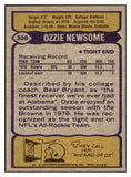 1979 Topps Football #308 Ozzie Newsome Browns EX-MT 460374