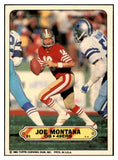 1983 Topps Football Stickers #021 Joe Montana 49ers NR-MT 460396