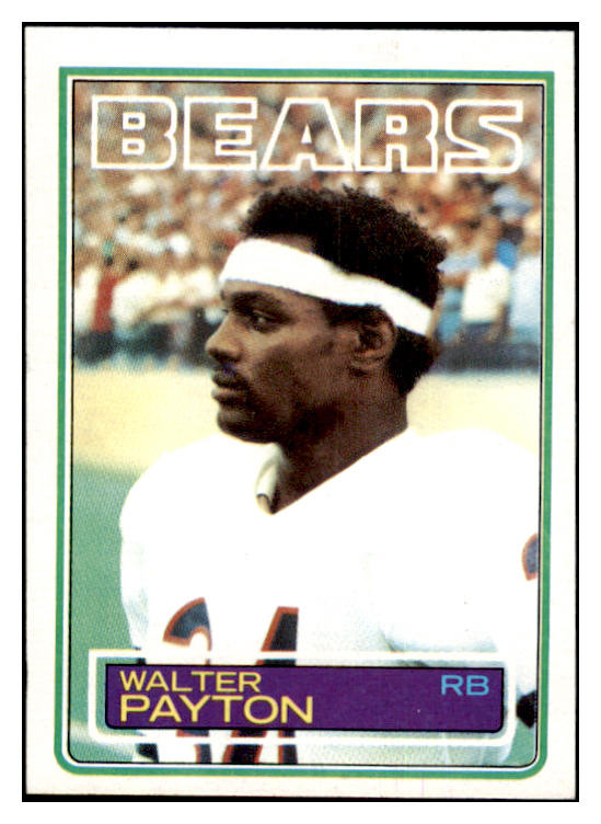 1983 Topps Football #036 Walter Payton Bears EX-MT 460400