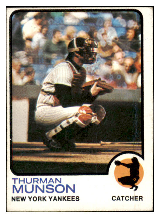 1973 Topps Baseball #142 Thurman Munson Yankees EX 460828