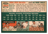 1954 Topps Baseball #203 Harry Brecheen Orioles EX-MT 463010