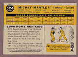 2010 Topps National Convention 1960 Retro Mickey Mantle Hr King Card