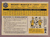 2010 Topps National Convention 1960 Retro Mickey Mantle Card