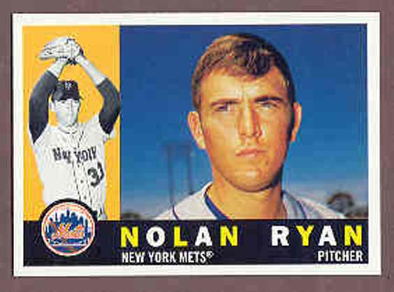 2010 Topps National Convention 1960 Retro Nolan Ryan Card