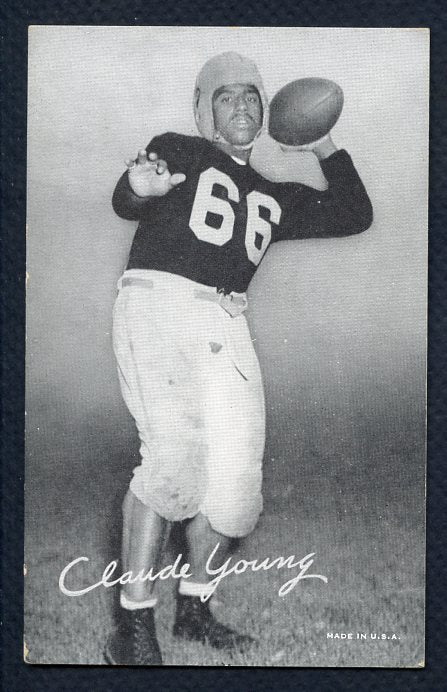 1948-52 Football Exhibits Buddy Young Yanks VG-EX Stain Back 333168