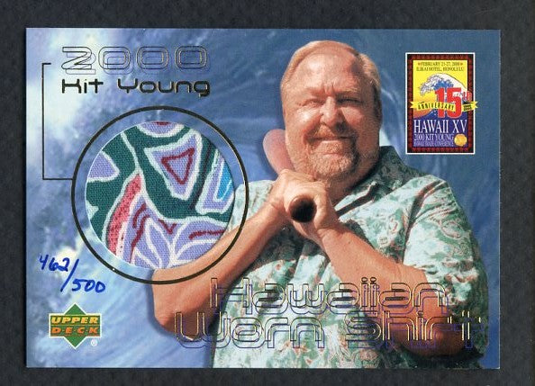 2000 Hawaii Upper Deck Kit Young Shirt Card 357236