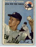 1954 Topps Baseball #037 Whitey Ford Yankees GD-VG 368868