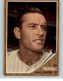 1962 Topps Baseball #090 Jimmy Piersall Senators EX 370093