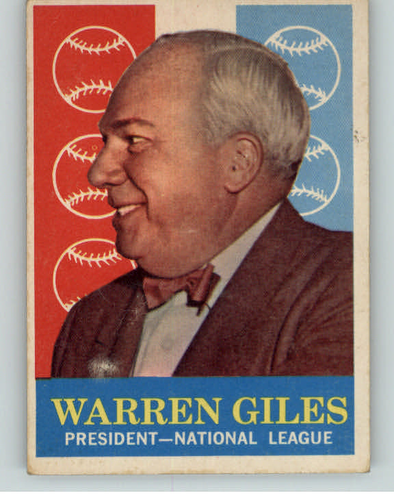 1959 Topps Baseball #200 Warren Giles President VG-EX 370881