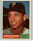 1961 Topps Baseball #100 Harvey Haddix Pirates EX-MT 371298