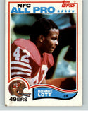 1982 Topps Football #486 Ronnie Lott 49ers EX 373390