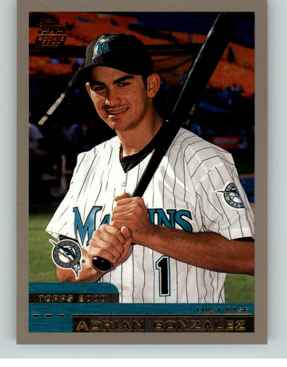 2000 Topps Baseball Traded #081 Adrian Gonzalez Marlins EX-MT 375552