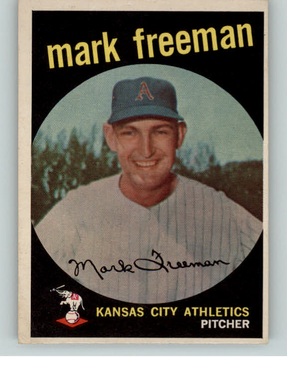 1959 Topps Baseball #532 Mark Freeman A's EX-MT 377077