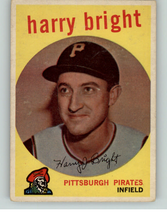 1959 Topps Baseball #523 Harry Bright Pirates VG-EX 377211