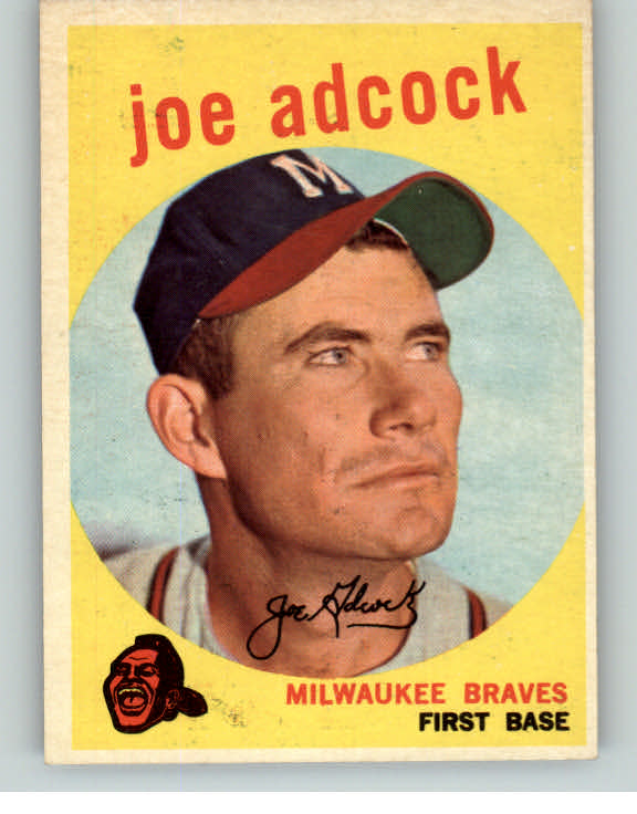 1959 Topps Baseball #315 Joe Adcock Braves NR-MT 382346