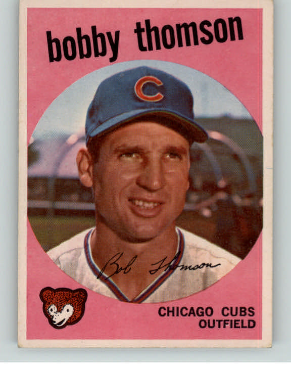 1959 Topps Baseball #429 Bobby Thomson Cubs EX-MT 386590