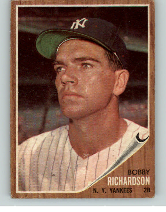 1962 Topps Baseball #065 Bobby Richardson Yankees EX 386636