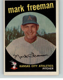 1959 Topps Baseball #532 Mark Freeman A's EX 386712