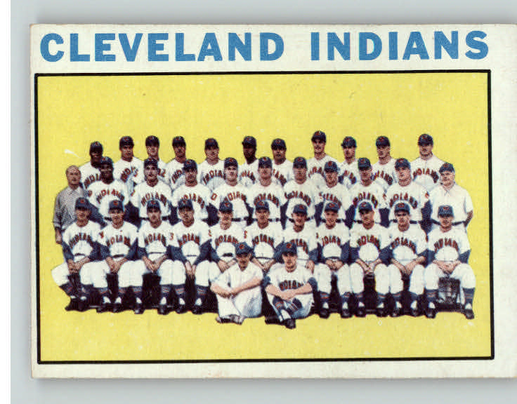 1964 Topps Baseball #172 Cleveland Indians Team EX-MT 386794