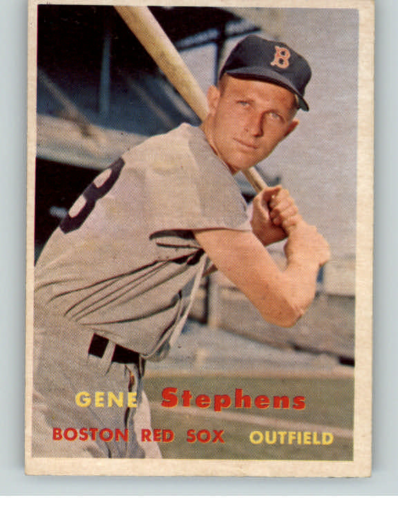 1957 Topps Baseball #217 Gene Stephens Red Sox NR-MT 386942