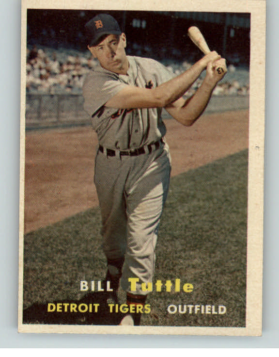 1957 Topps Baseball #072 Bill Tuttle Tigers NR-MT 387039