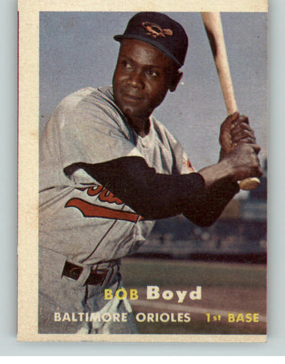 1957 Topps Baseball #026 Bob Boyd Orioles VG 387093