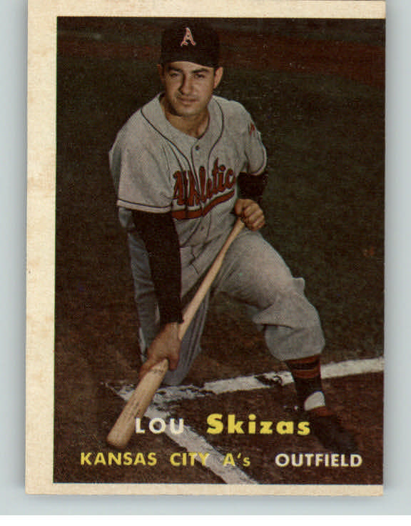 1957 Topps Baseball #083 Lou Skizas A's VG 387095