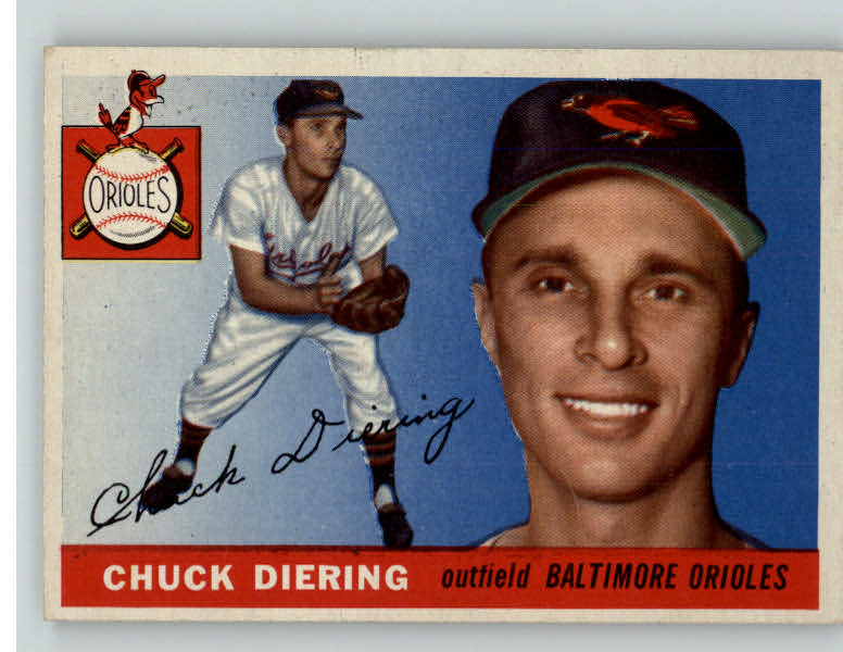 1955 Topps Baseball #105 Chuck Diering Orioles NR-MT 387220