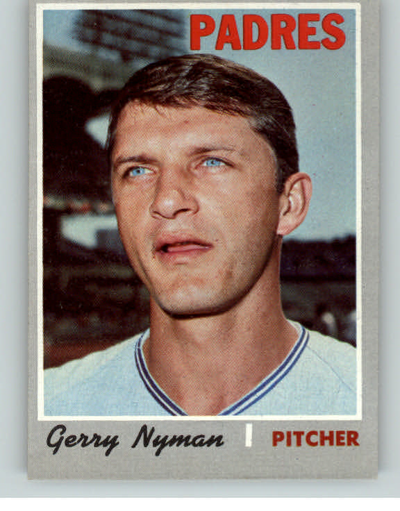 1970 Topps Baseball #644 Gerry Nyman Padres EX-MT 387436